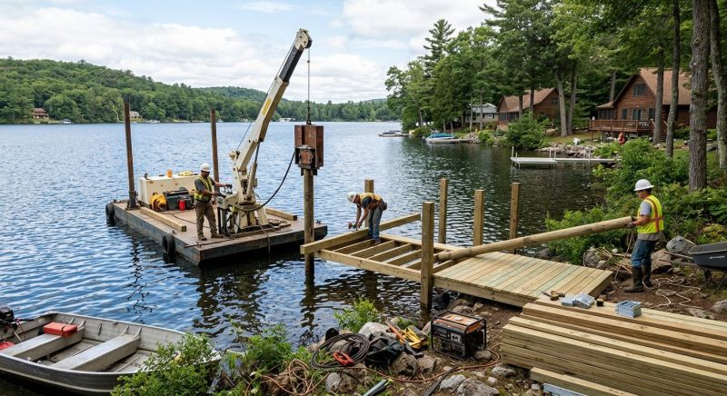Boat Dock Installation in Kansas City, KS