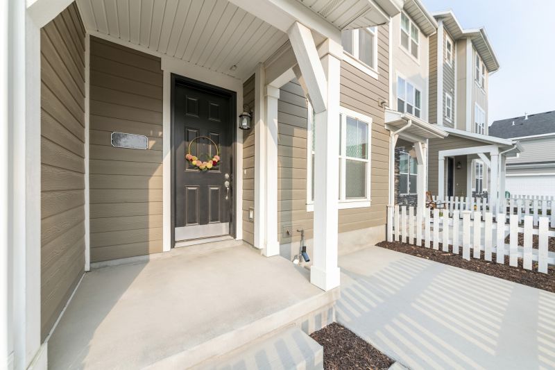 Modern Concrete Porch Steps